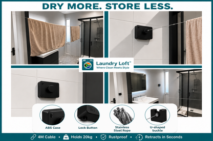 Laundry Loft™ Space-Saving Clothesline (4 Meter)