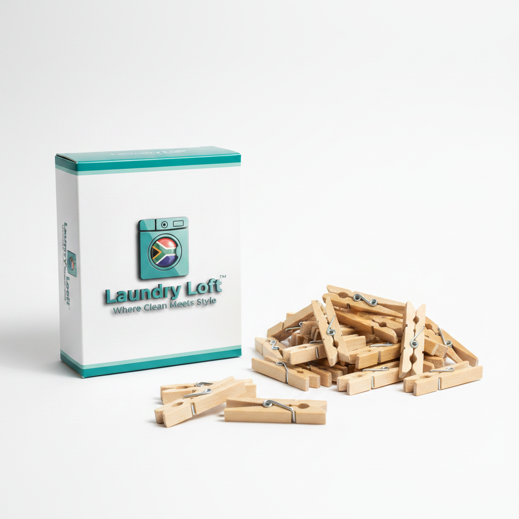 Laundry Loft™ Wooden Clothespins with Branded Packaging